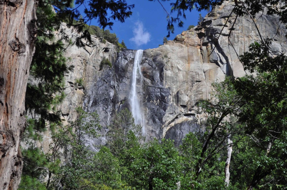 Bridalveilfall v Yosemitech